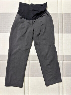 Old Navy Gray Maternity Pants Size Large